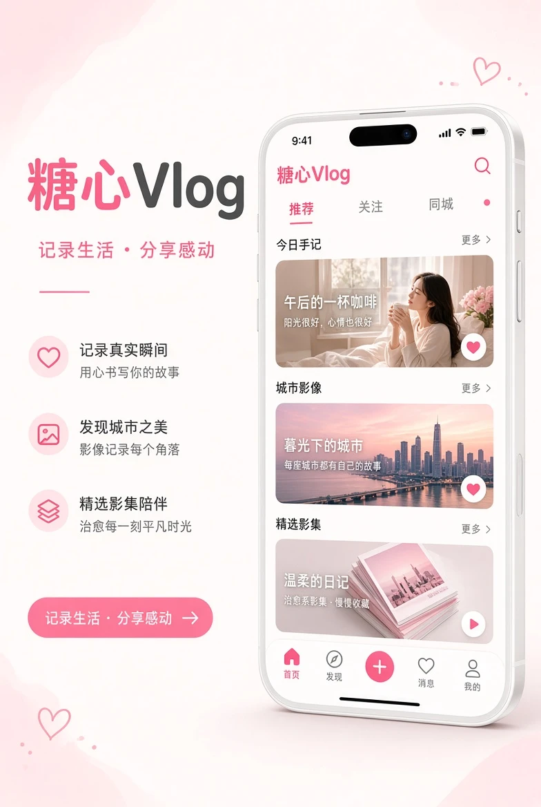 糖心Vlog APP界面图